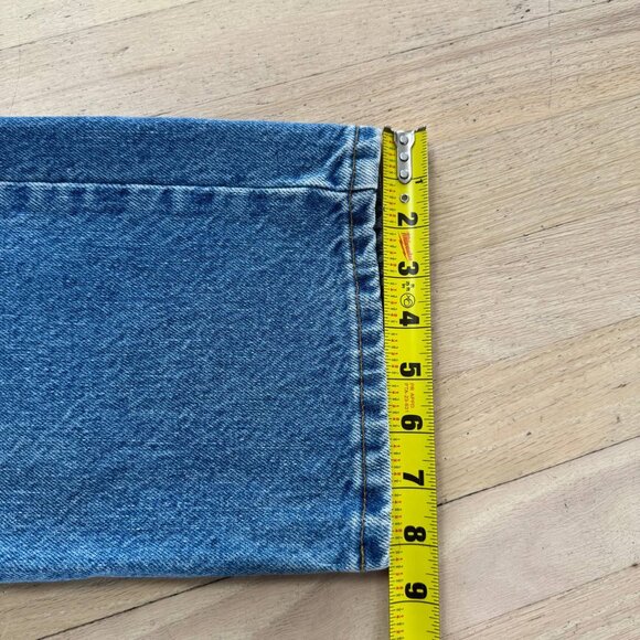 Levi's 535 Straight Leg Vintage 90s Medium Blue Women's 24 - Picture 6 of 10